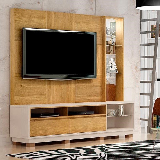 Home Nevada TV até 60 Polegadas Cinamomo/Off Valdemóveis