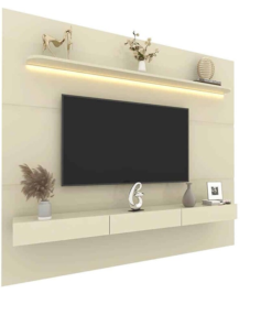 Home Royal Larg. 2.19m C/Led Off e Nicho 100% MDF para TV até 85" - Gelius - Imagem 2