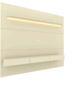 Home Royal Larg. 2.19m C/Led Off e Nicho 100% MDF para TV até 85" - Gelius - Imagem 3