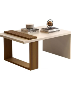 Alternative view of Mesa de Centro JB 8020 Luxo Larg. 80cm Pérola/Nature JB Bechara