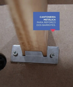 Cama Solteiro Milênio + Cama Auxiliar Solteiro 2 Gavetas Cinamamo D Doro - Imagem 3