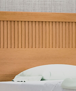 Cama Solteiro Primícia Ripado Cinamomo 100% MDF Larg. 1.03m - D Doro - Imagem 3