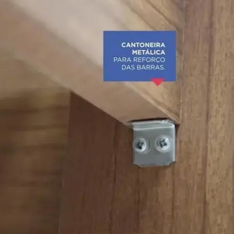 Cama Casal Primícia Branco Larg. 1.53m - D Doro - Imagem 3