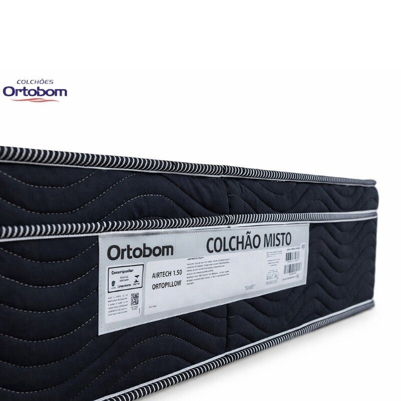 Colchão Casal Ortopédico EPS Airtech 150 Ortopillow 138x188x28 Ortobom D45 | Suporta até 240kg - Imagem 3