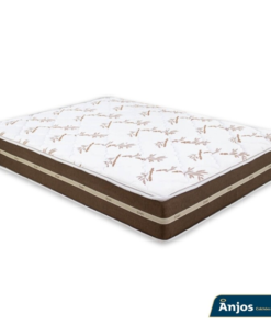 Colchão Casal Classic Marrom Molas Ensacadas 138x188x22 Anjos | Suporta até 260kg