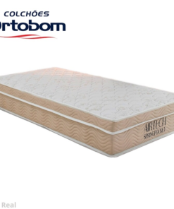Box Solt. Sued Marrom Nosso Sonho + Colchão Solt. Airtech Springpocket 88x188x62 Molas Ensacadas - Ortobom - Imagem 2