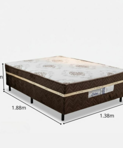 Alternative view of Cama Box Casal Livina 138x188x60 Molas Ensacadas - Orthoside | Suporta até 220kg