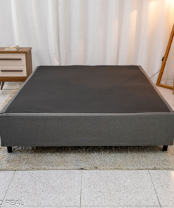Box Casal Universal Linho Grafite 138x188x40 - Gazin - Imagem 2