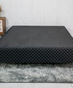 Box Casal Madrid Euro Preto 138x188x37 UmaFlex - Imagem 2