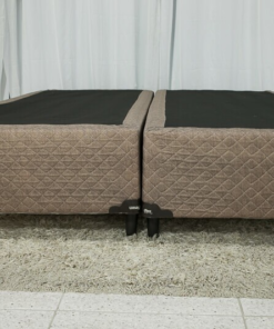 Box Queen Bipartida Coimbra 158x198x43 Marrom Umaflex - Imagem 2