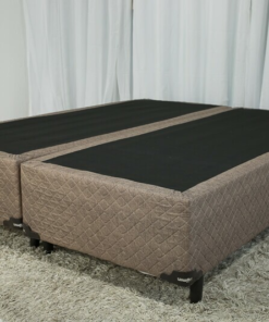 Box Queen Bipartida Coimbra 158x198x43 Marrom Umaflex
