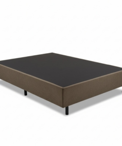 Box Casal Sued Marrom 138x188x37 - Nosso Sonho