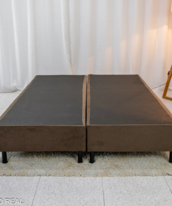 Box Queen Sued Marrom 158x198x37 - Nosso Sonho - Imagem 2