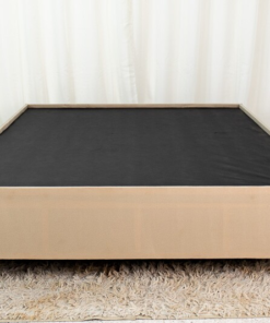 Alternative view of Base Box Casal Zeus 142x190x38 Sued Capuccino SE