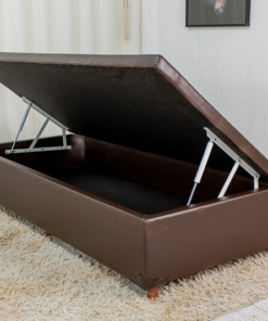 Alternative view of Base Box Baú Solteiro Prime 88x188x38 Korino Café SE