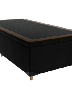 Alternative view of Base Box Baú Solteiro Prime 88x188x38 Korino Preto SE