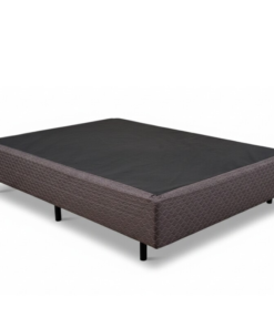 Base Box Casal Universal Marrom Bordado 138x188x40 - Gazin