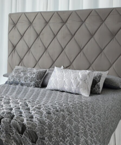 Cabeceira Casal Paris Sued Cinza Larg. 1.40m - Imagem 3