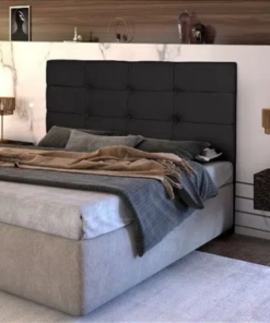 Cabeceira Queen 1.60 Eslovênia Veludo Preto - Imagem 2
