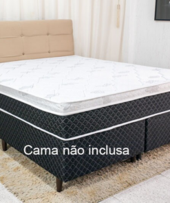 Cabeceira Queen Eslovênia Veludo Bege 35 Larg. 1.60m