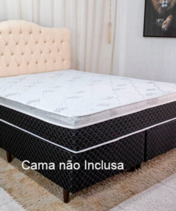 Cabeceira Casal Berlim Veludo Areia Larg. 1.40m