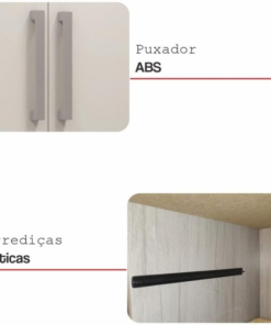 Cômoda Torres 10 Gavetas Larg. 0.90m Branco Rodial Móveis - Imagem 3