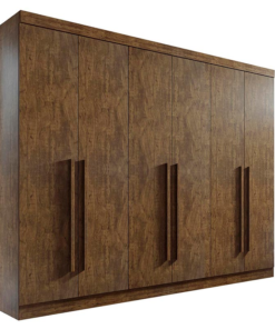 Guarda-Roupa Casal Da Vinci Plus 6 portas 6 Gavetas Ypê MDF Larg. 2.75m D Doro - Imagem 3