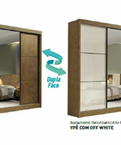 Guarda-Roupa Casal New Dallas Ypê/Off White MDF D Doro - Imagem 3