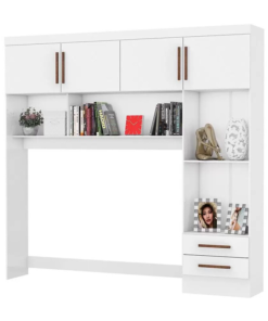 Modulado 4 Portas 2 Gavetas Branco Larg. 2.04m - Carioca - Imagem 2