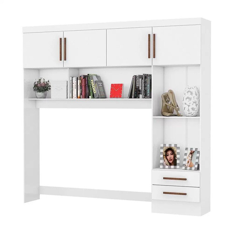 Modulado 4 Portas 2 Gavetas Branco Larg. 2.04m - Carioca - Imagem 2