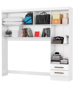 Modulado 4 Portas 2 Gavetas Branco Larg. 2.04m - Carioca - Imagem 3