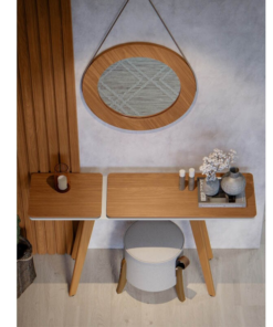 Espelho Ibiza + Aparador Ibiza + Painel Decorativo Detroit Ripado Tebarrot - Imagem 3