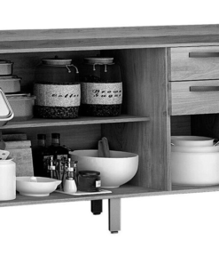 Alternative view of Balcão para Cozinha Valência Carvalho/Off White Sallêto