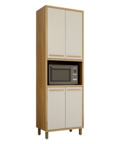 Paneleiro Cozinha Torino C/Nicho Larg. 0.73m Cinamomo/Off - Valdemoveis