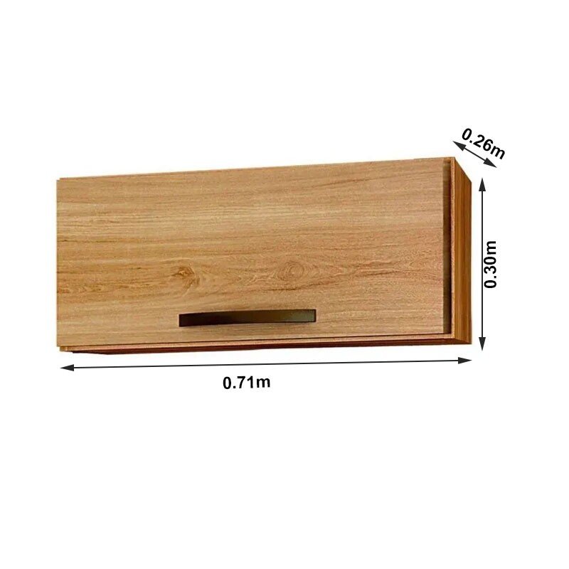 Aéreo Geladeira Cozinha Valência Carvalho Larg. 71cm Sallêto - Imagem 2