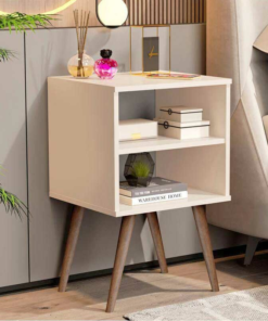 Mesa de Cabeceira 1515 Off White JB Bechara