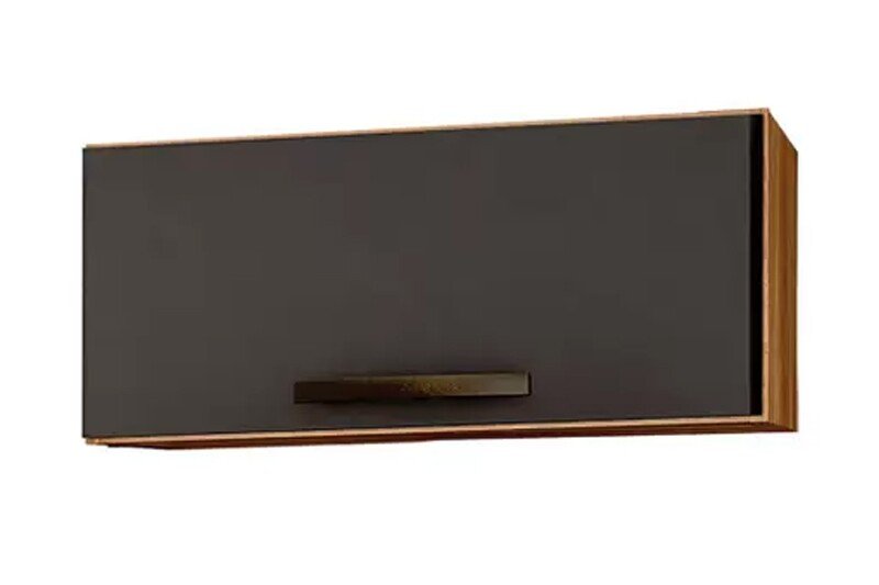 Aéreo Geladeira Cozinha Valência Carvalho/Grafite Larg. 71cm Sallêto