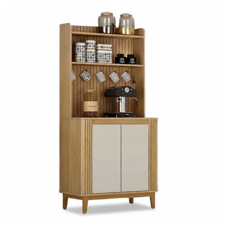 Cantinho do Café Mantiqueira Larg. 0.70m Cinamomo/Off C/ 2 Portas Valdemóveis - Oferta