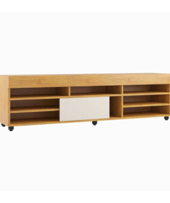 Alternative view of Rack Rum para TVs até 55 Polegadas Mel/Off White Viero