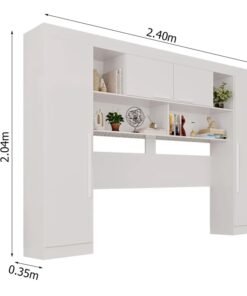 Modulado Apolo Premium Branco 4 Portas Larg. 2.40m - Sallêto - Imagem 3