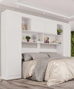 Modulado Apolo Premium Branco 4 Portas Larg. 2.40m - Sallêto