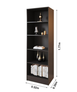 Alternative view of Biblioteca Mirage Larg. 0.52m Preto Viero