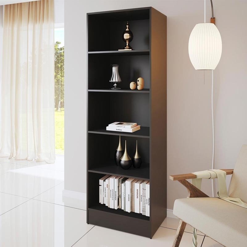 Biblioteca Mirage Larg. 0.52m Preto Viero