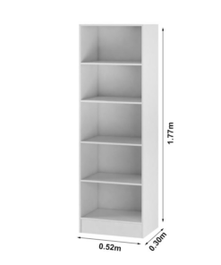Alternative view of Biblioteca Mirage Larg. 0.52m Branco Viero