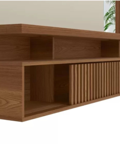 Painel Home Maragogi TV até 60 Polegadas Freijó/Off White Linea Brasil - Imagem 2