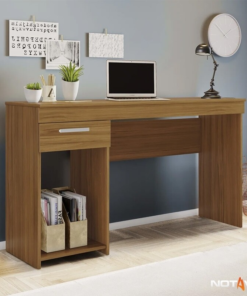 Mesa Office NT 2070 Larg. 1.08m Freijó 1 Gaveta Notável - Oferta